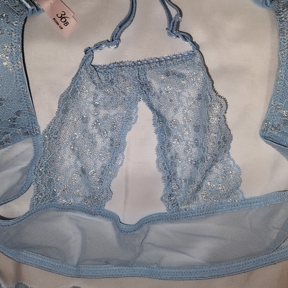 {SOLD} Victoria’s Secret Matching Bra & Panty Set, Blue Topaz - 36B/Medium - Picture 4 of 8